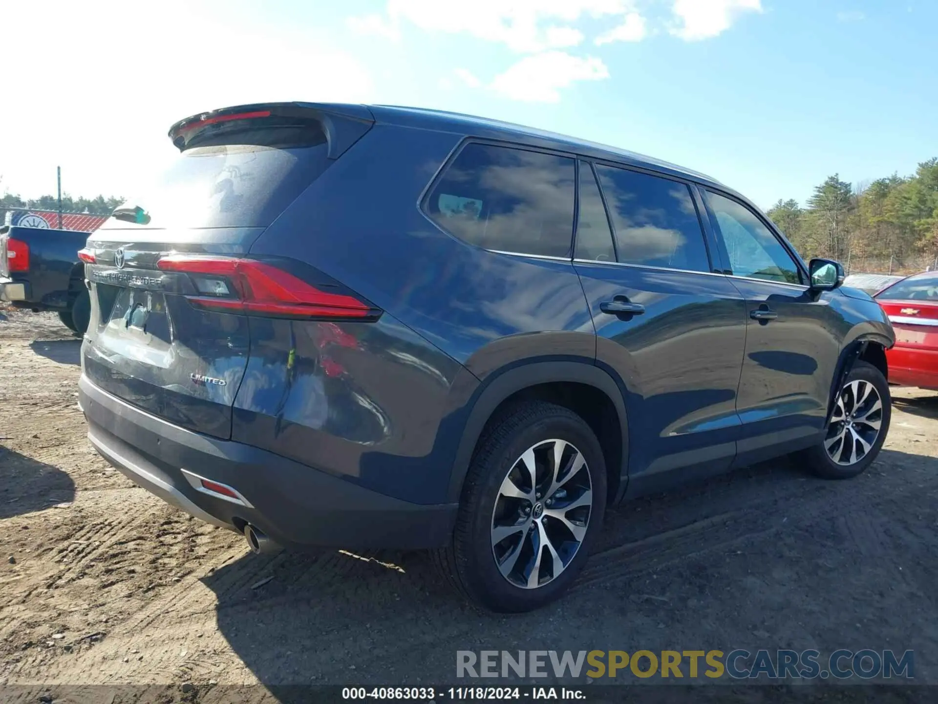 4 fotografías del automóvil dañado 5TDADAB59RS004811 TOYOTA GRAND HIGHLANDER 2024