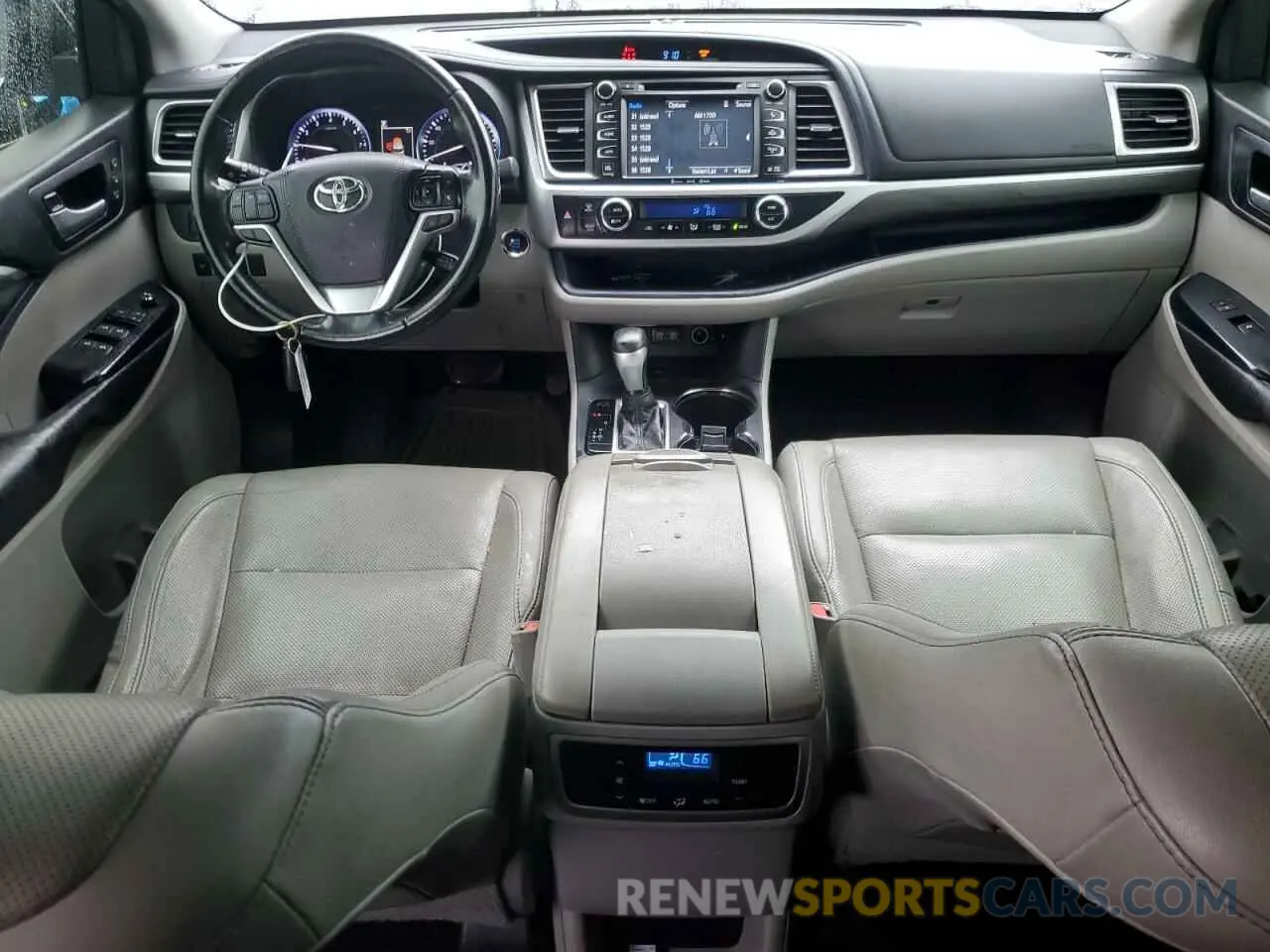 8 fotografías del automóvil dañado 5TDYZRFH2HS229895 TOYOTA HIGHLANDER 2017