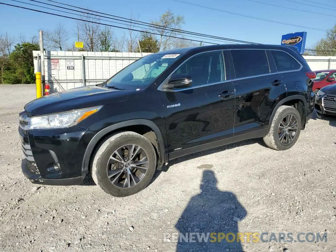 1 fotografías del automóvil dañado 5TDBGRFH1KS061296 TOYOTA HIGHLANDER 2019