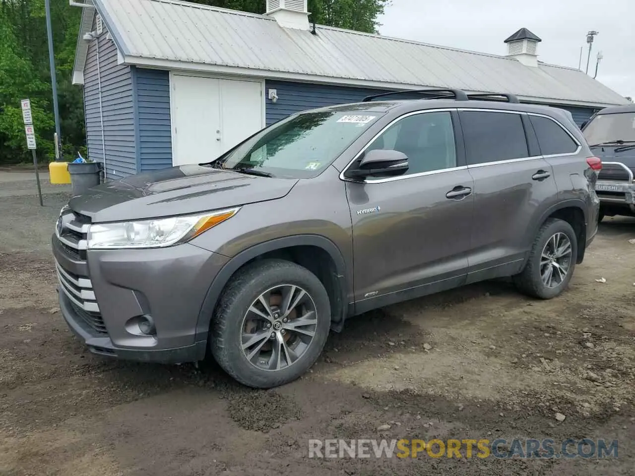 1 fotografías del automóvil dañado 5TDBGRFH4KS065908 TOYOTA HIGHLANDER 2019
