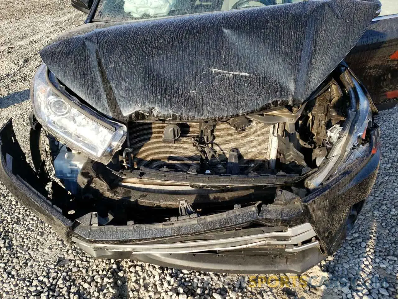 12 fotografías del automóvil dañado 5TDBZRFH0KS747663 TOYOTA HIGHLANDER 2019