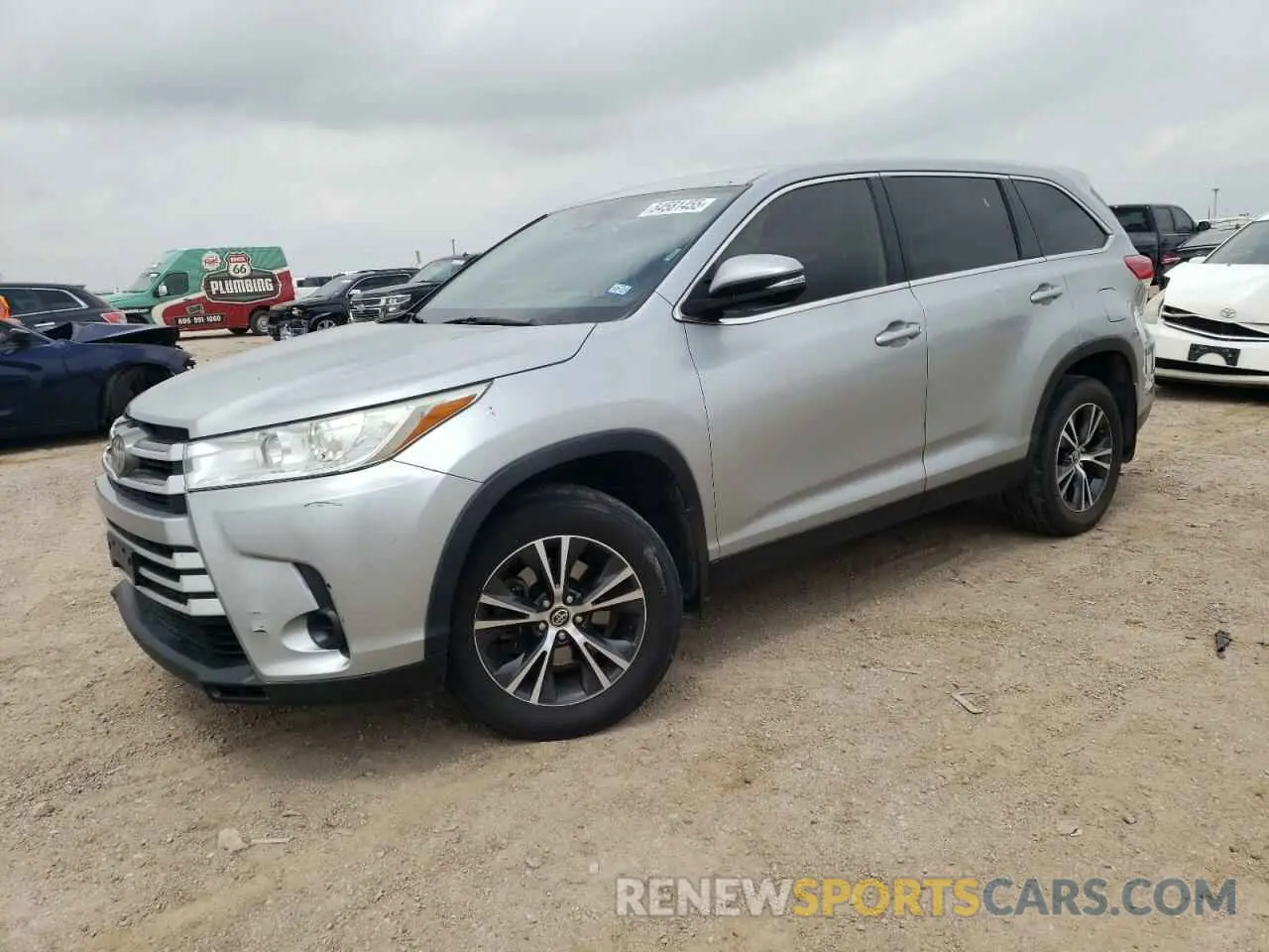 1 fotografías del automóvil dañado 5TDBZRFH1KS946849 TOYOTA HIGHLANDER 2019