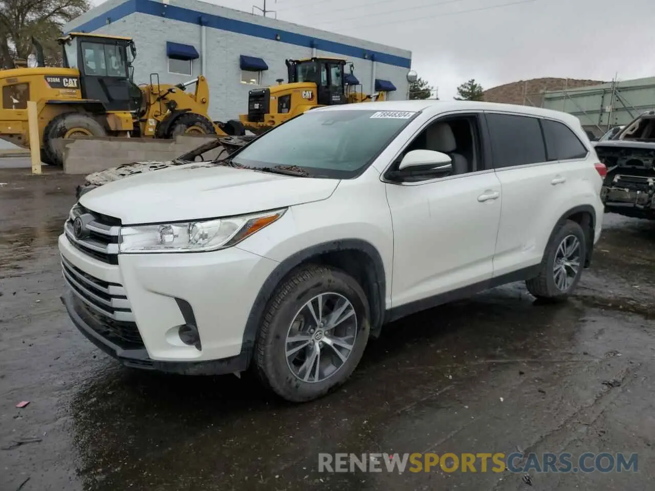 1 fotografías del automóvil dañado 5TDBZRFH2KS729777 TOYOTA HIGHLANDER 2019