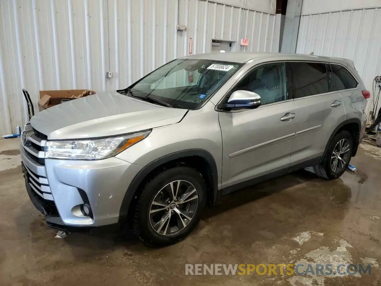 1 fotografías del automóvil dañado 5TDBZRFH2KS738981 TOYOTA HIGHLANDER 2019