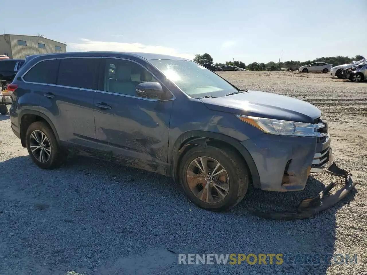 4 fotografías del automóvil dañado 5TDBZRFH2KS940185 TOYOTA HIGHLANDER 2019