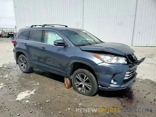 13 fotografías del automóvil dañado 5TDBZRFH3KS960817 TOYOTA HIGHLANDER 2019
