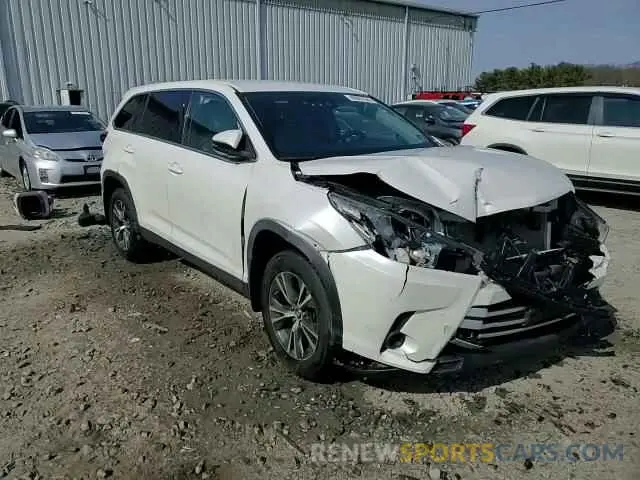 14 fotografías del automóvil dañado 5TDBZRFH5KS707188 TOYOTA HIGHLANDER 2019