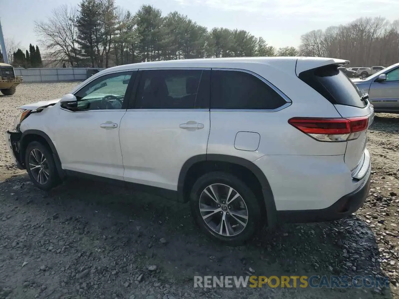 2 fotografías del automóvil dañado 5TDBZRFH5KS707188 TOYOTA HIGHLANDER 2019
