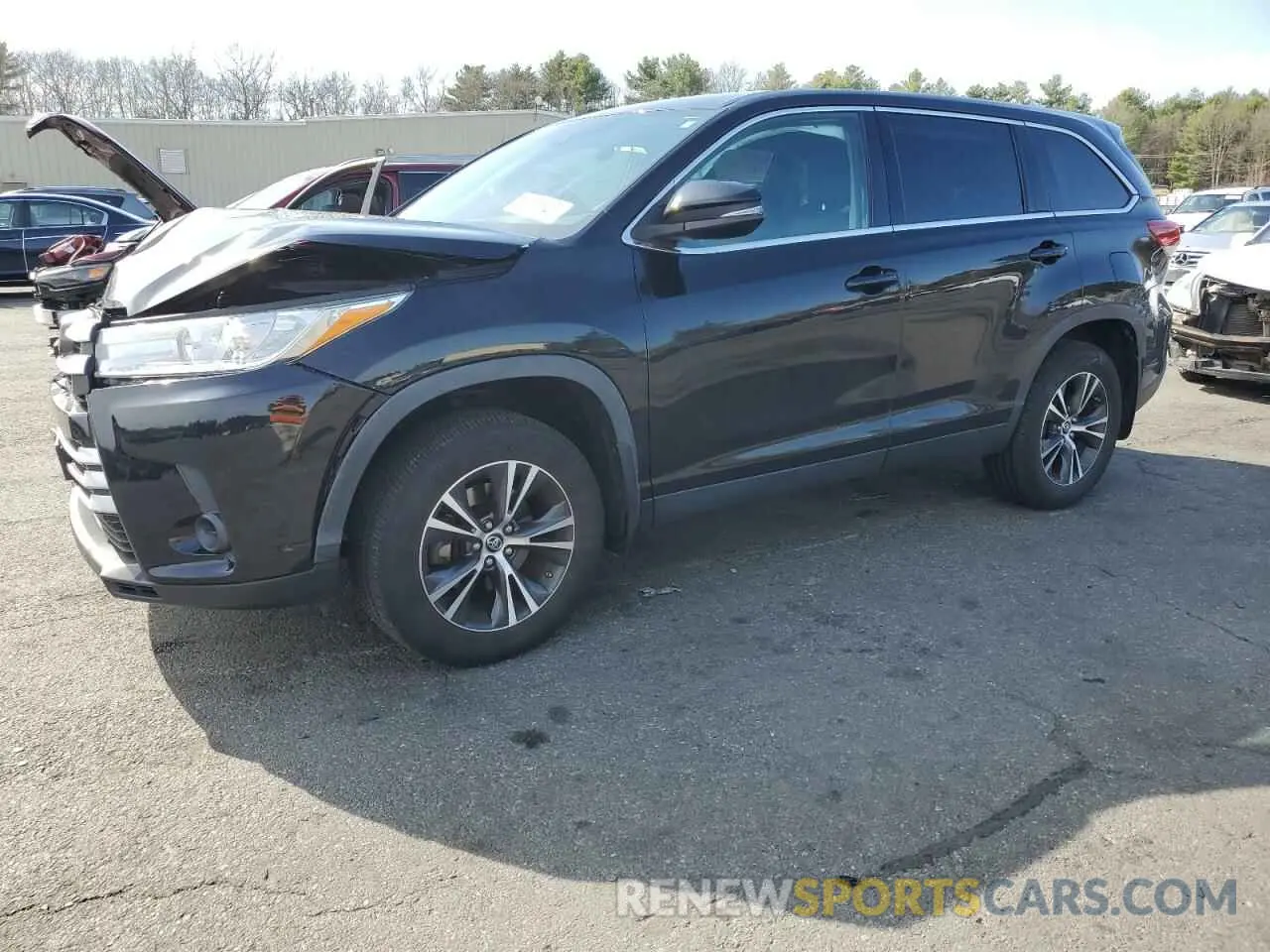1 fotografías del automóvil dañado 5TDBZRFH5KS739042 TOYOTA HIGHLANDER 2019