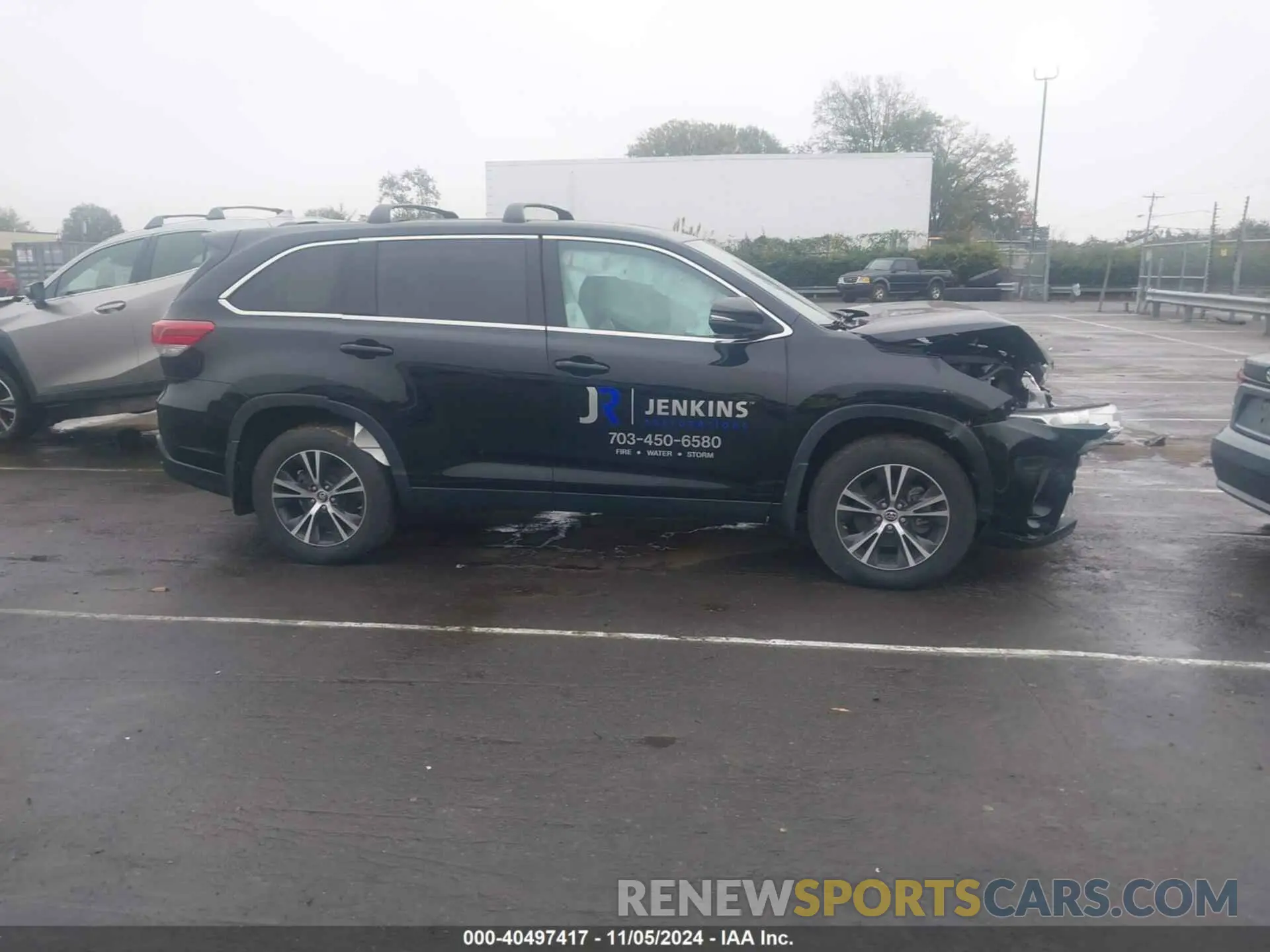 13 fotografías del automóvil dañado 5TDBZRFH6KS956907 TOYOTA HIGHLANDER 2019