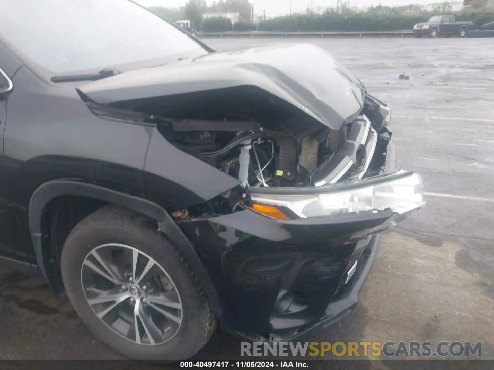 18 fotografías del automóvil dañado 5TDBZRFH6KS956907 TOYOTA HIGHLANDER 2019