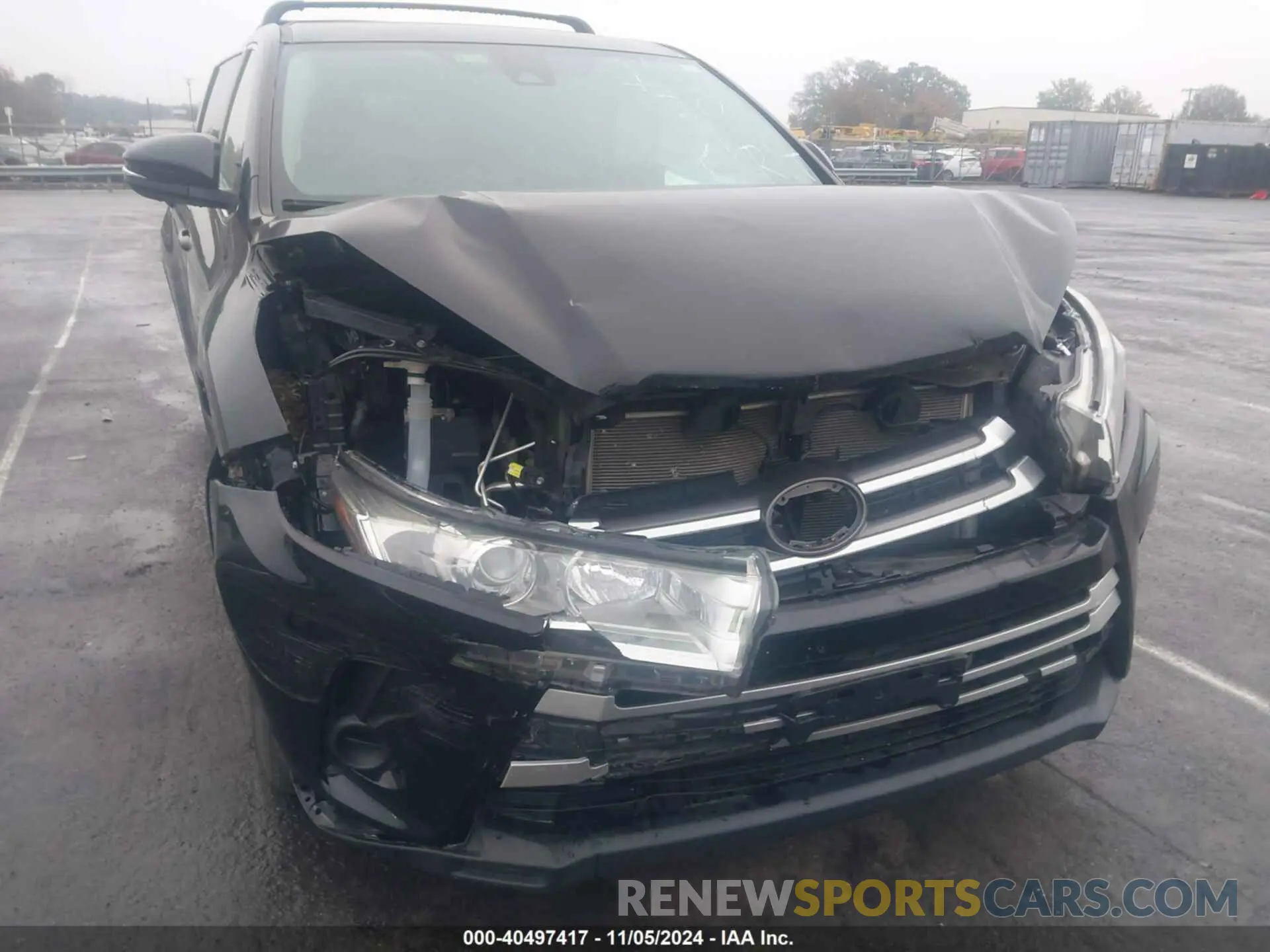6 fotografías del automóvil dañado 5TDBZRFH6KS956907 TOYOTA HIGHLANDER 2019