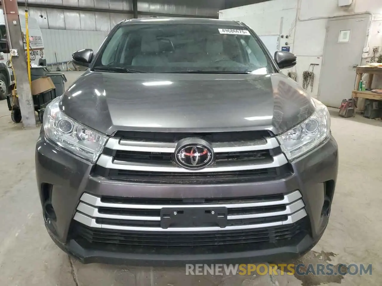 5 fotografías del automóvil dañado 5TDBZRFH8KS726401 TOYOTA HIGHLANDER 2019