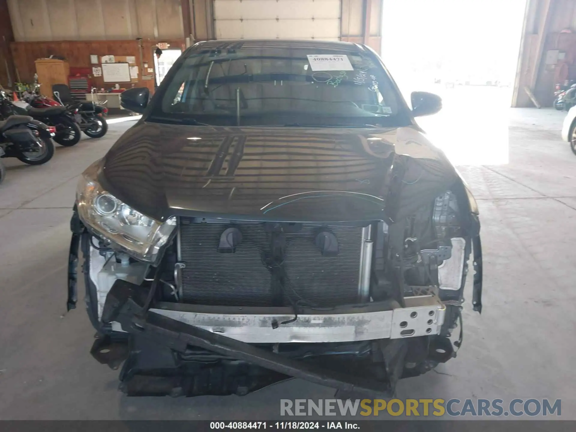12 fotografías del automóvil dañado 5TDBZRFH8KS740959 TOYOTA HIGHLANDER 2019