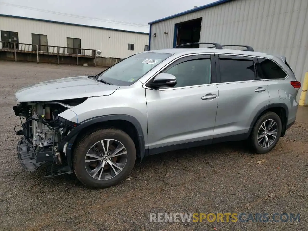 1 fotografías del automóvil dañado 5TDBZRFHXKS713410 TOYOTA HIGHLANDER 2019