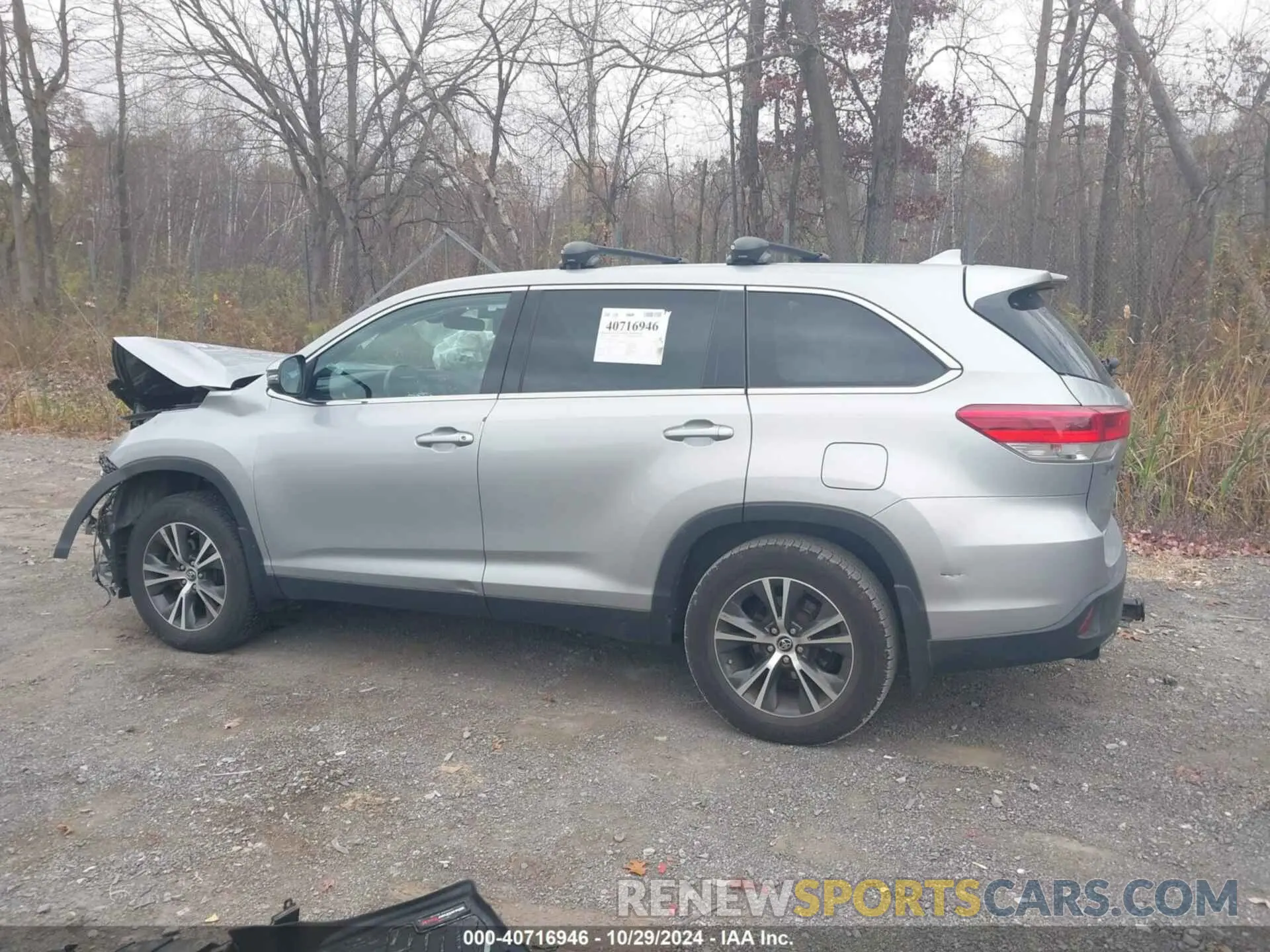 14 fotografías del automóvil dañado 5TDBZRFHXKS953251 TOYOTA HIGHLANDER 2019