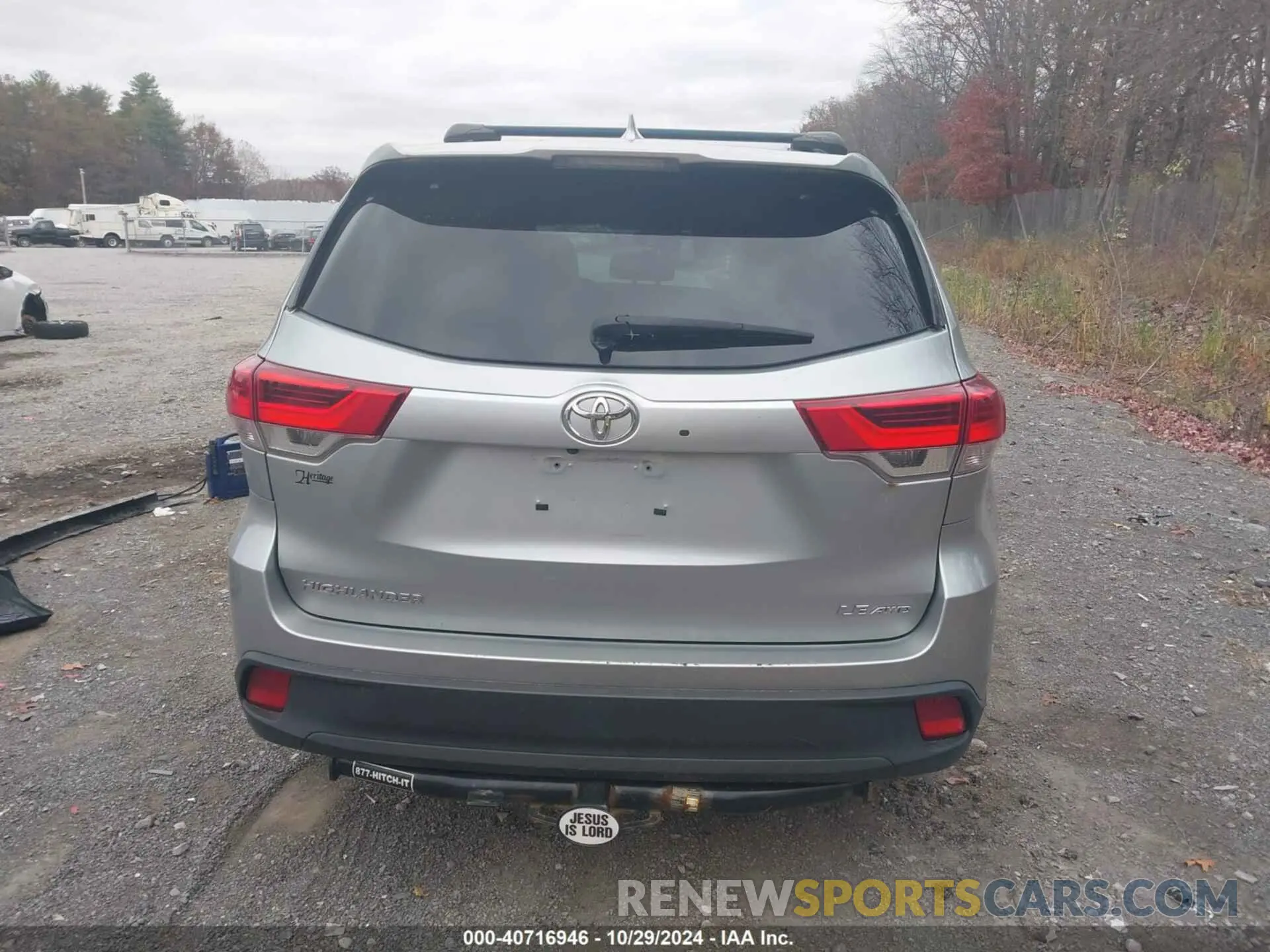 16 fotografías del automóvil dañado 5TDBZRFHXKS953251 TOYOTA HIGHLANDER 2019