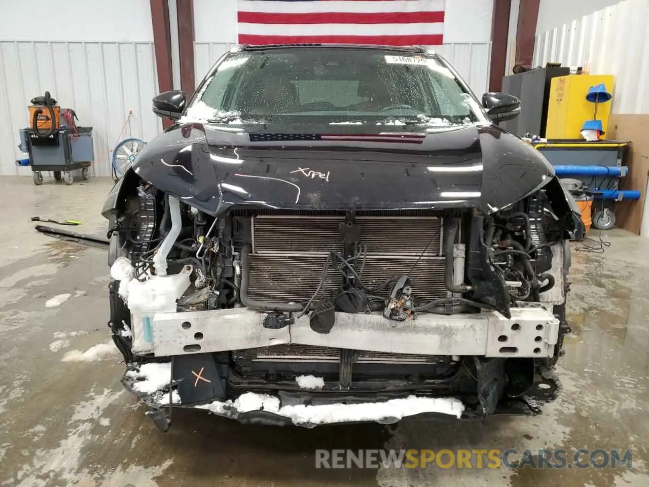 5 fotografías del automóvil dañado 5TDDGRFH7KS053812 TOYOTA HIGHLANDER 2019