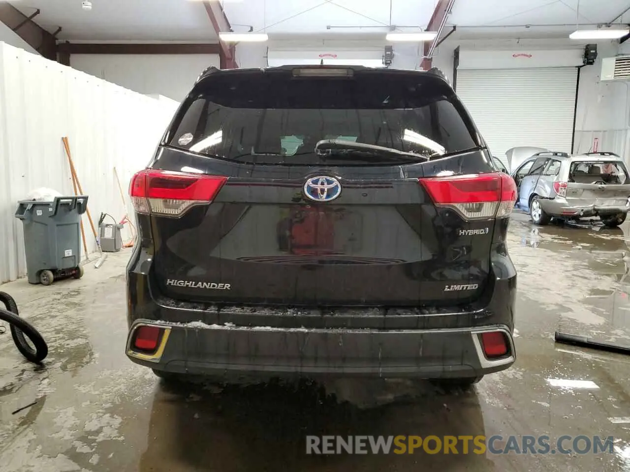 6 fotografías del automóvil dañado 5TDDGRFH7KS053812 TOYOTA HIGHLANDER 2019