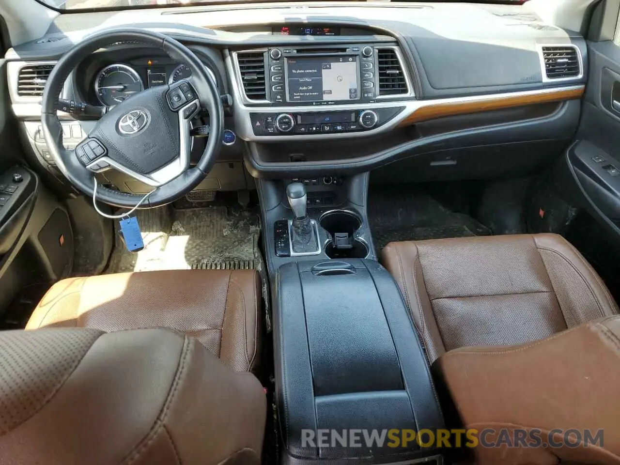 8 fotografías del automóvil dañado 5TDDGRFH7KS053812 TOYOTA HIGHLANDER 2019