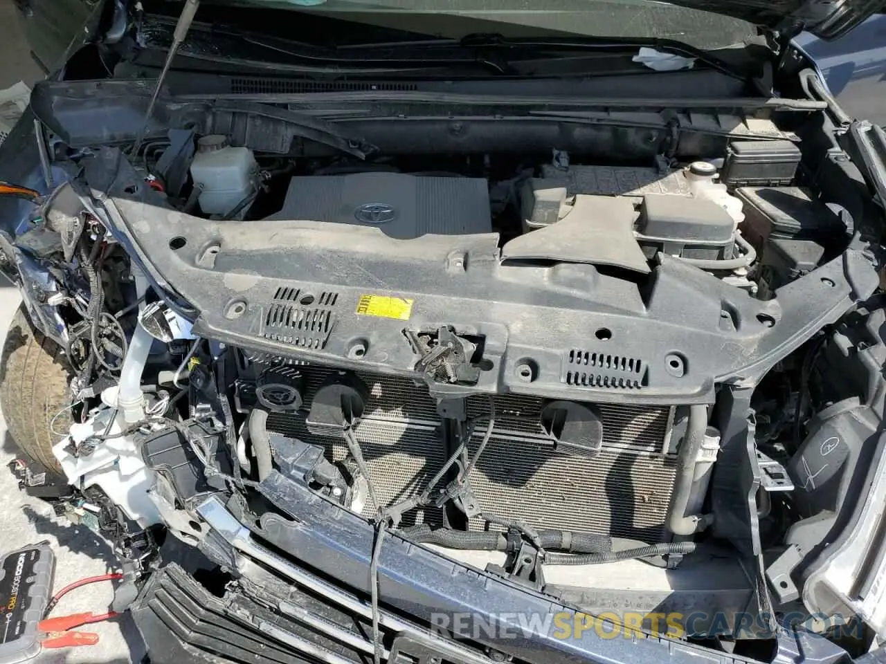 12 fotografías del automóvil dañado 5TDDGRFH8KS070831 TOYOTA HIGHLANDER 2019