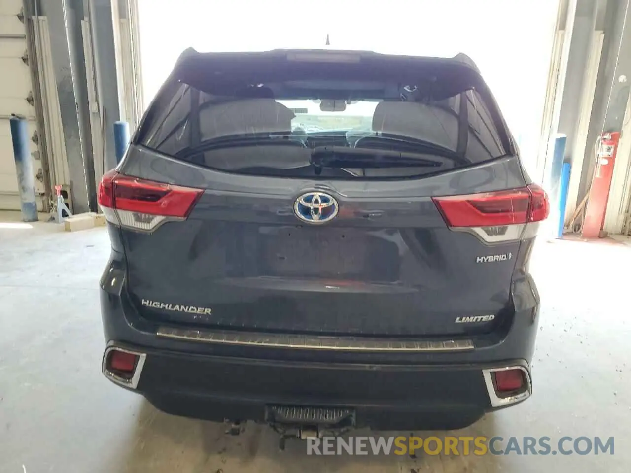 6 fotografías del automóvil dañado 5TDDGRFH8KS070831 TOYOTA HIGHLANDER 2019