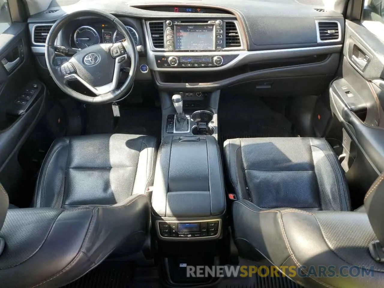 8 fotografías del automóvil dañado 5TDDGRFHXKS062049 TOYOTA HIGHLANDER 2019