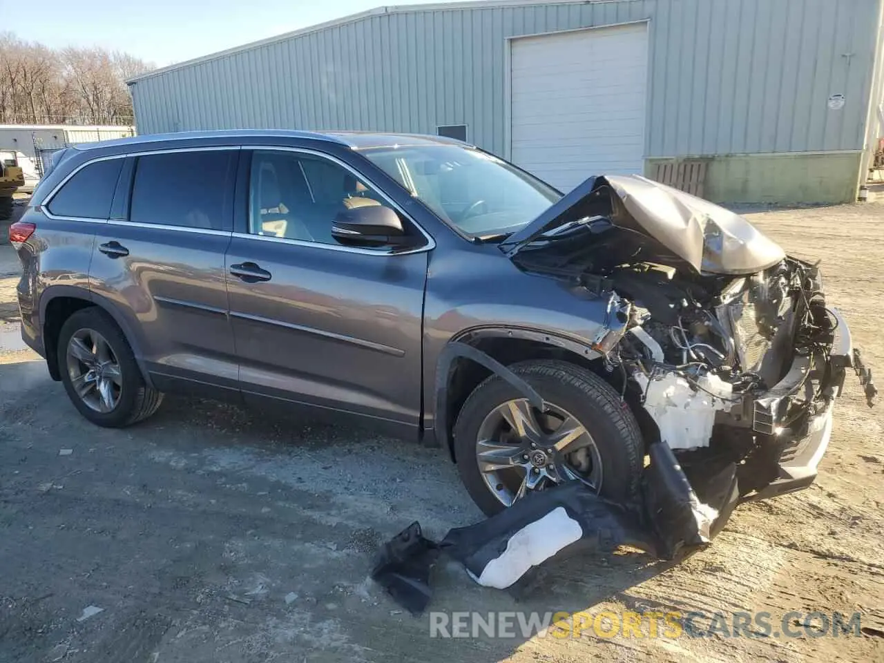 4 fotografías del automóvil dañado 5TDDZRFH0KS703283 TOYOTA HIGHLANDER 2019