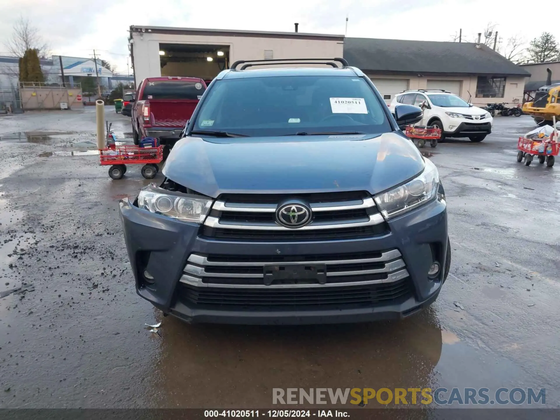 12 fotografías del automóvil dañado 5TDDZRFH0KS732251 TOYOTA HIGHLANDER 2019