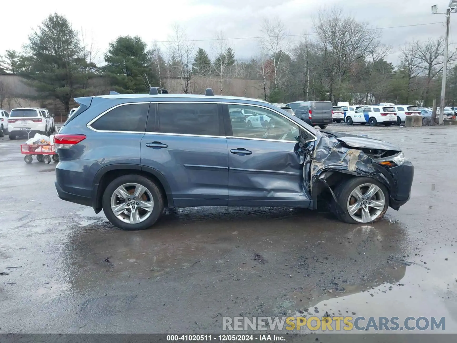 13 fotografías del automóvil dañado 5TDDZRFH0KS732251 TOYOTA HIGHLANDER 2019