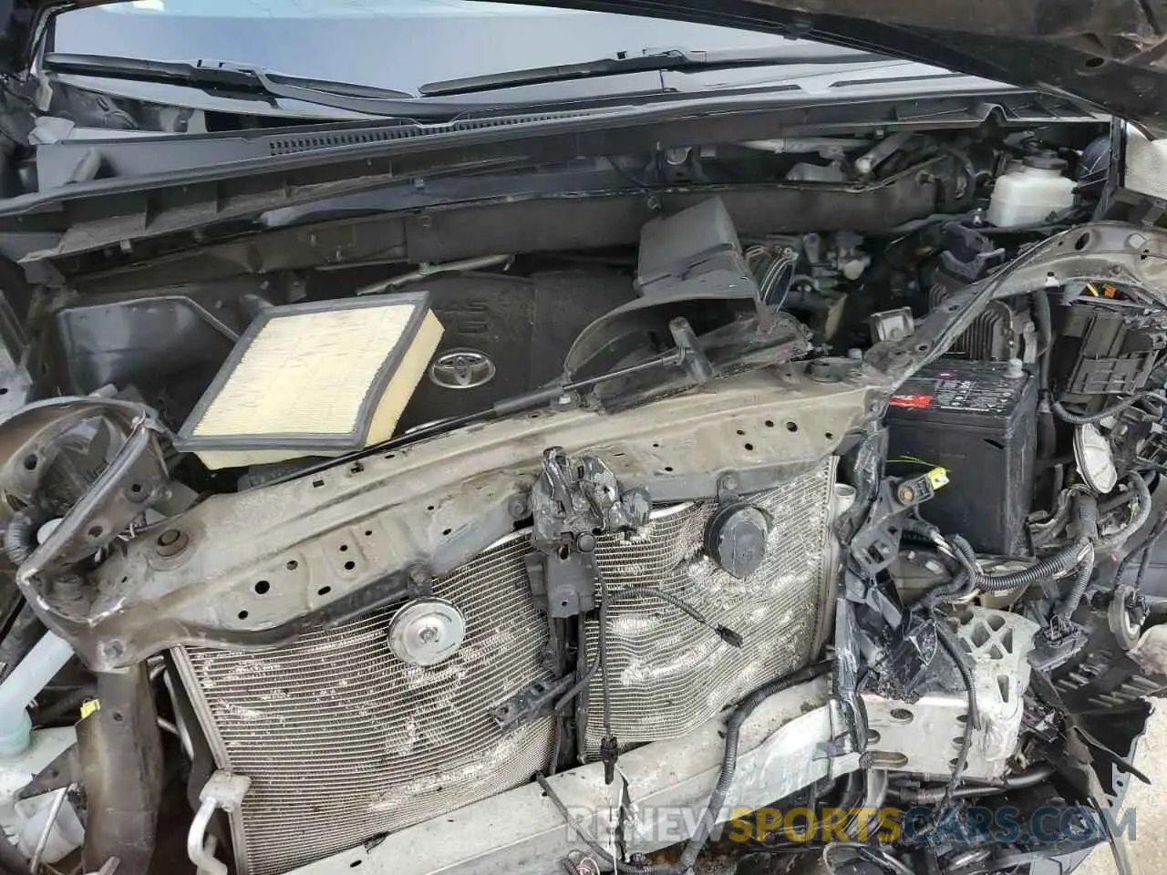 12 fotografías del automóvil dañado 5TDDZRFH0KS954644 TOYOTA HIGHLANDER 2019