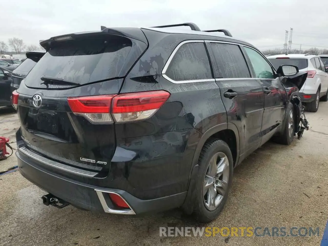 3 fotografías del automóvil dañado 5TDDZRFH0KS954644 TOYOTA HIGHLANDER 2019