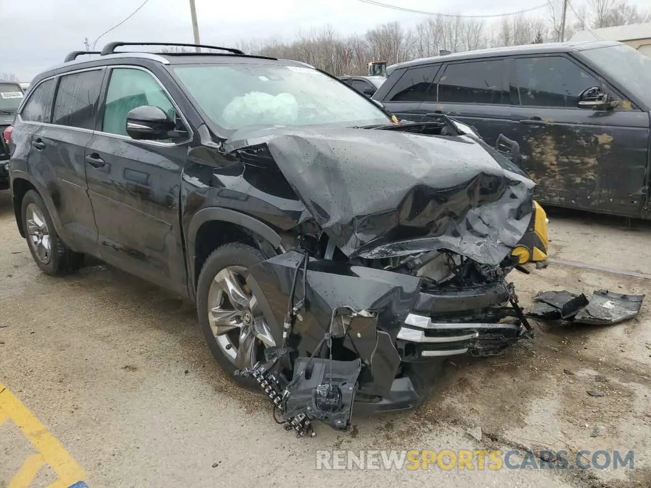 4 fotografías del automóvil dañado 5TDDZRFH0KS954644 TOYOTA HIGHLANDER 2019
