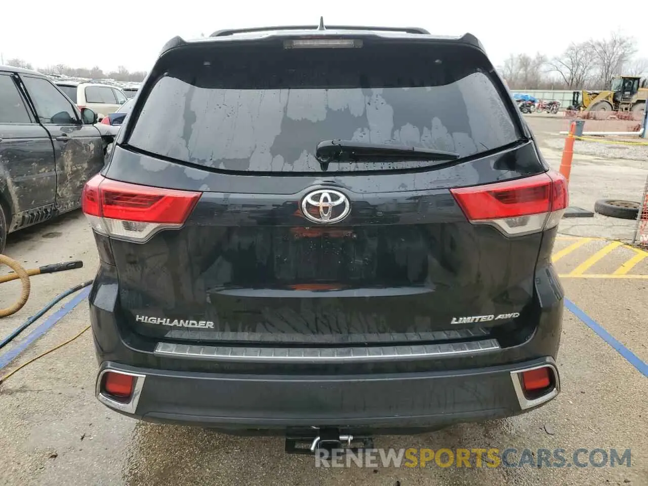 6 fotografías del automóvil dañado 5TDDZRFH0KS954644 TOYOTA HIGHLANDER 2019