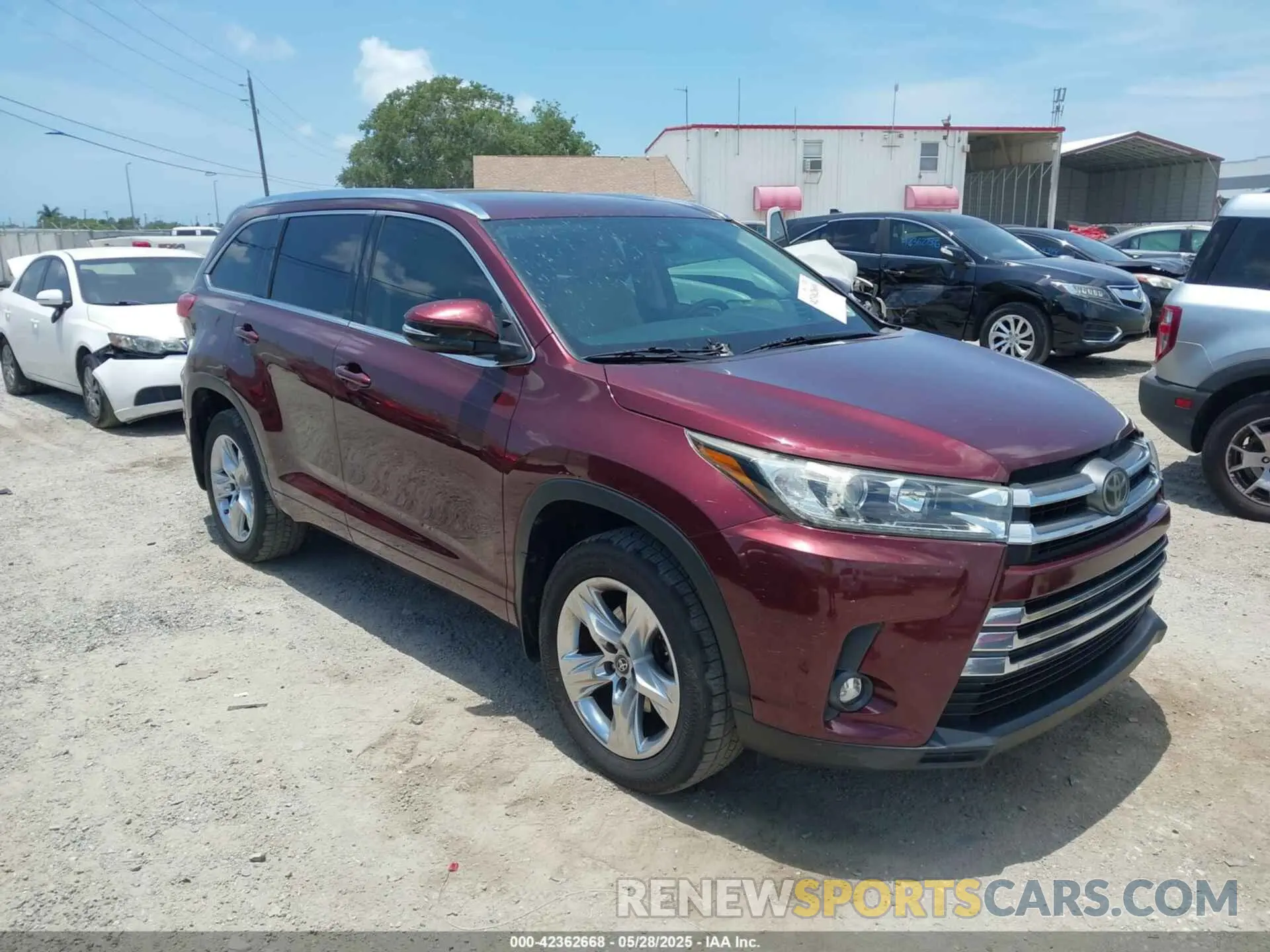 1 fotografías del automóvil dañado 5TDDZRFH0KS972092 TOYOTA HIGHLANDER 2019