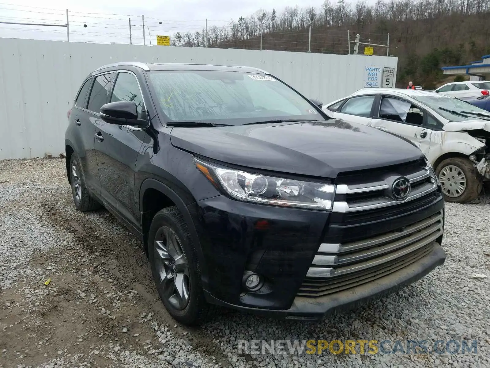 1 fotografías del automóvil dañado 5TDDZRFH0KS978569 TOYOTA HIGHLANDER 2019