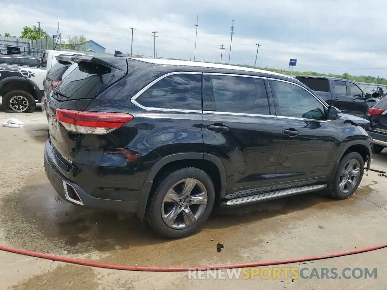 3 fotografías del automóvil dañado 5TDDZRFH1KS701297 TOYOTA HIGHLANDER 2019