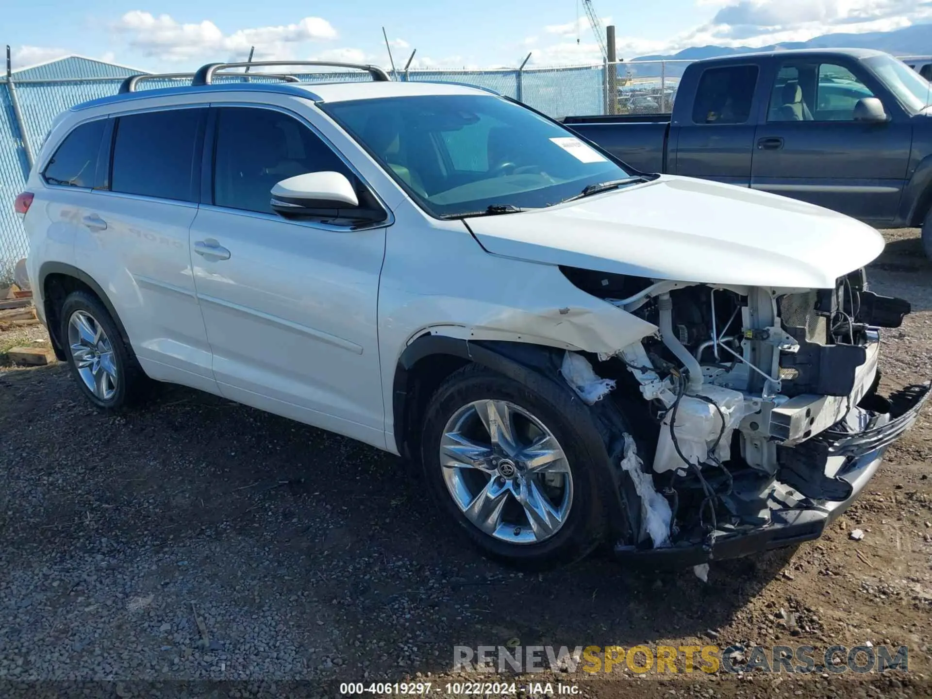 1 fotografías del automóvil dañado 5TDDZRFH1KS745901 TOYOTA HIGHLANDER 2019