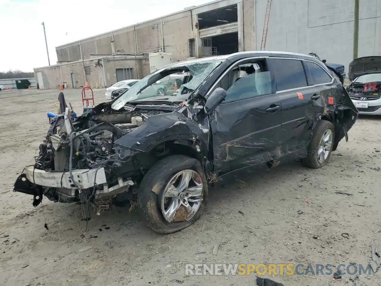 1 fotografías del automóvil dañado 5TDDZRFH1KS747745 TOYOTA HIGHLANDER 2019