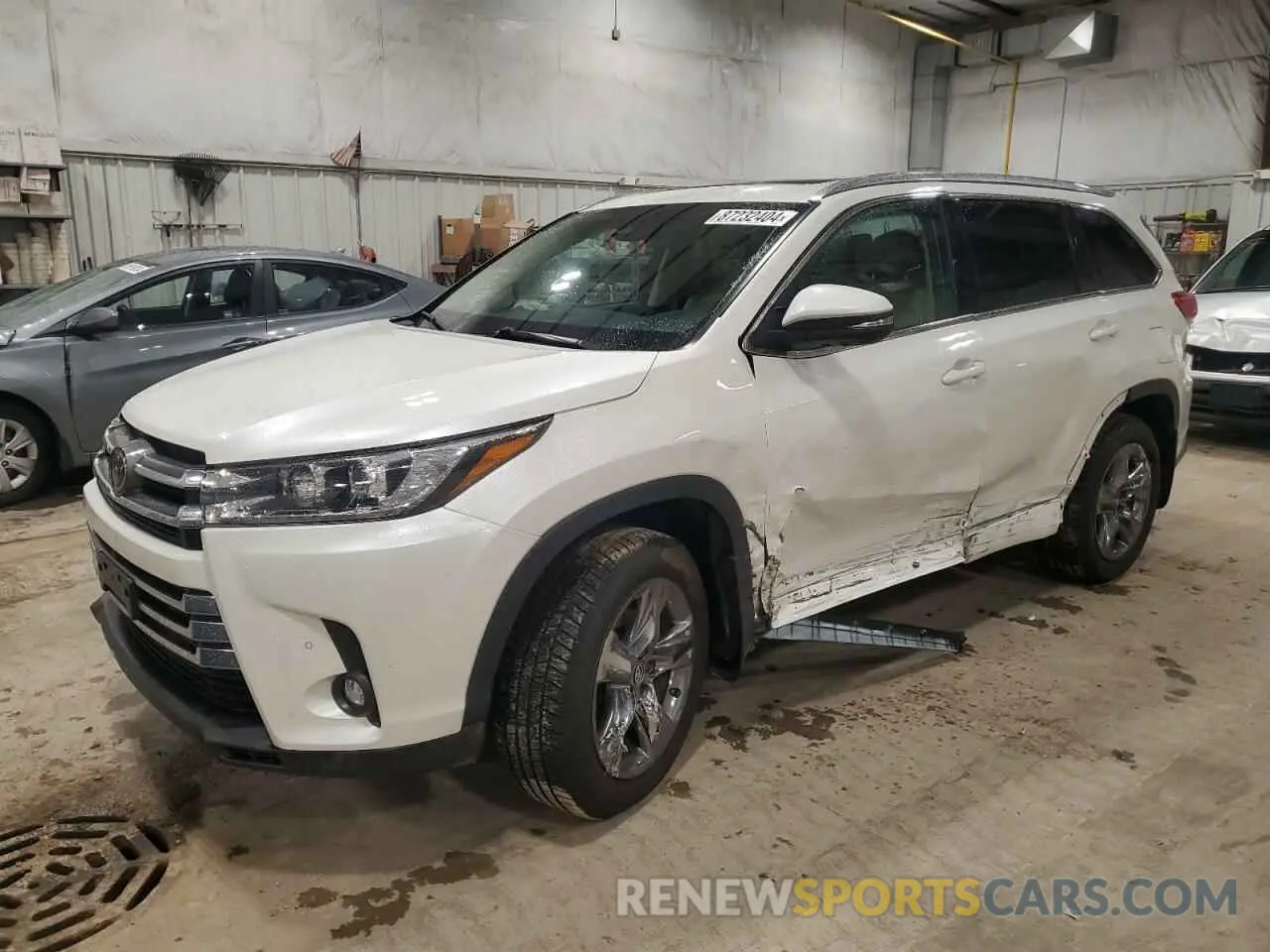 1 fotografías del automóvil dañado 5TDDZRFH1KS938453 TOYOTA HIGHLANDER 2019
