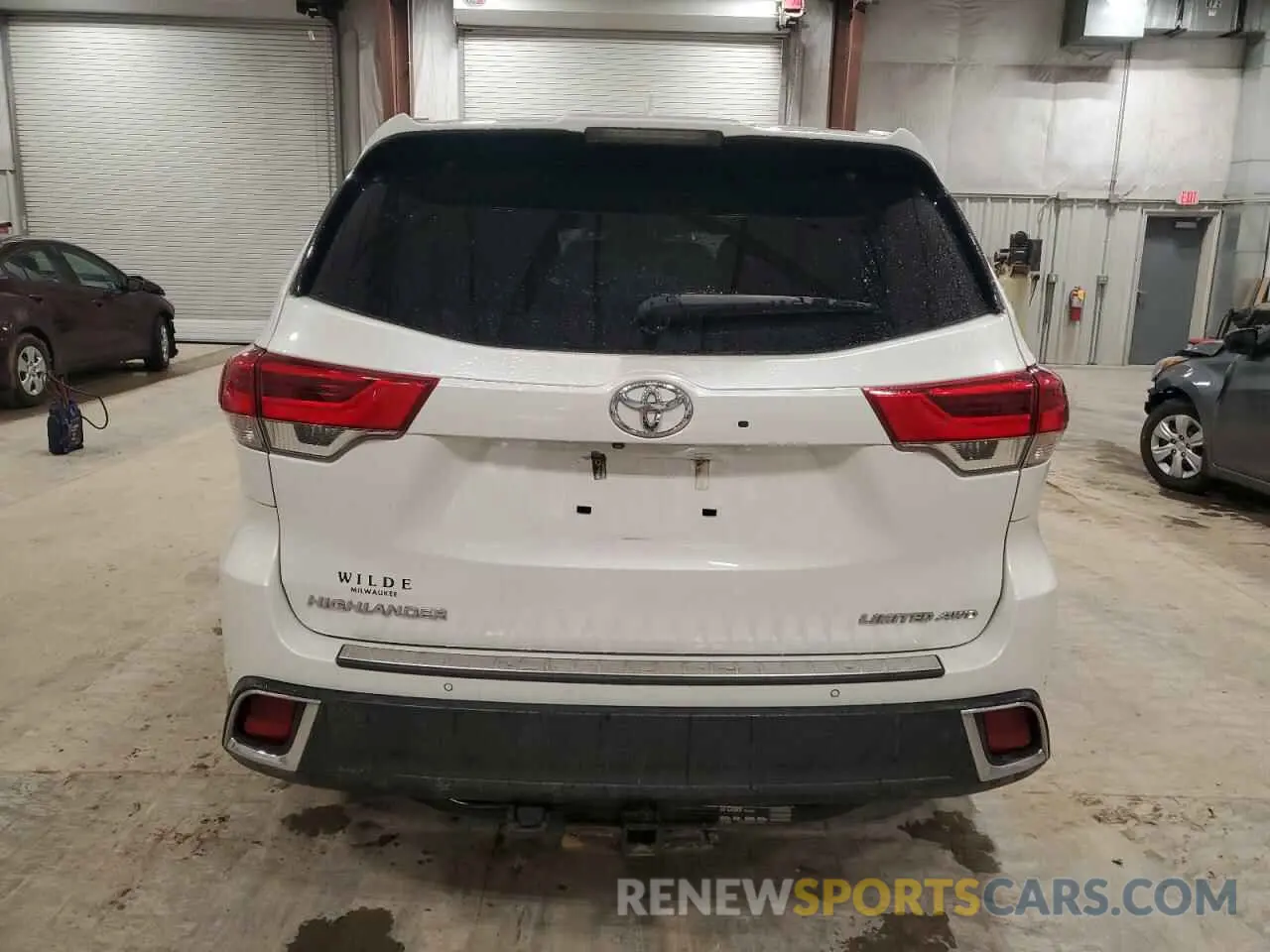 6 fotografías del automóvil dañado 5TDDZRFH1KS938453 TOYOTA HIGHLANDER 2019