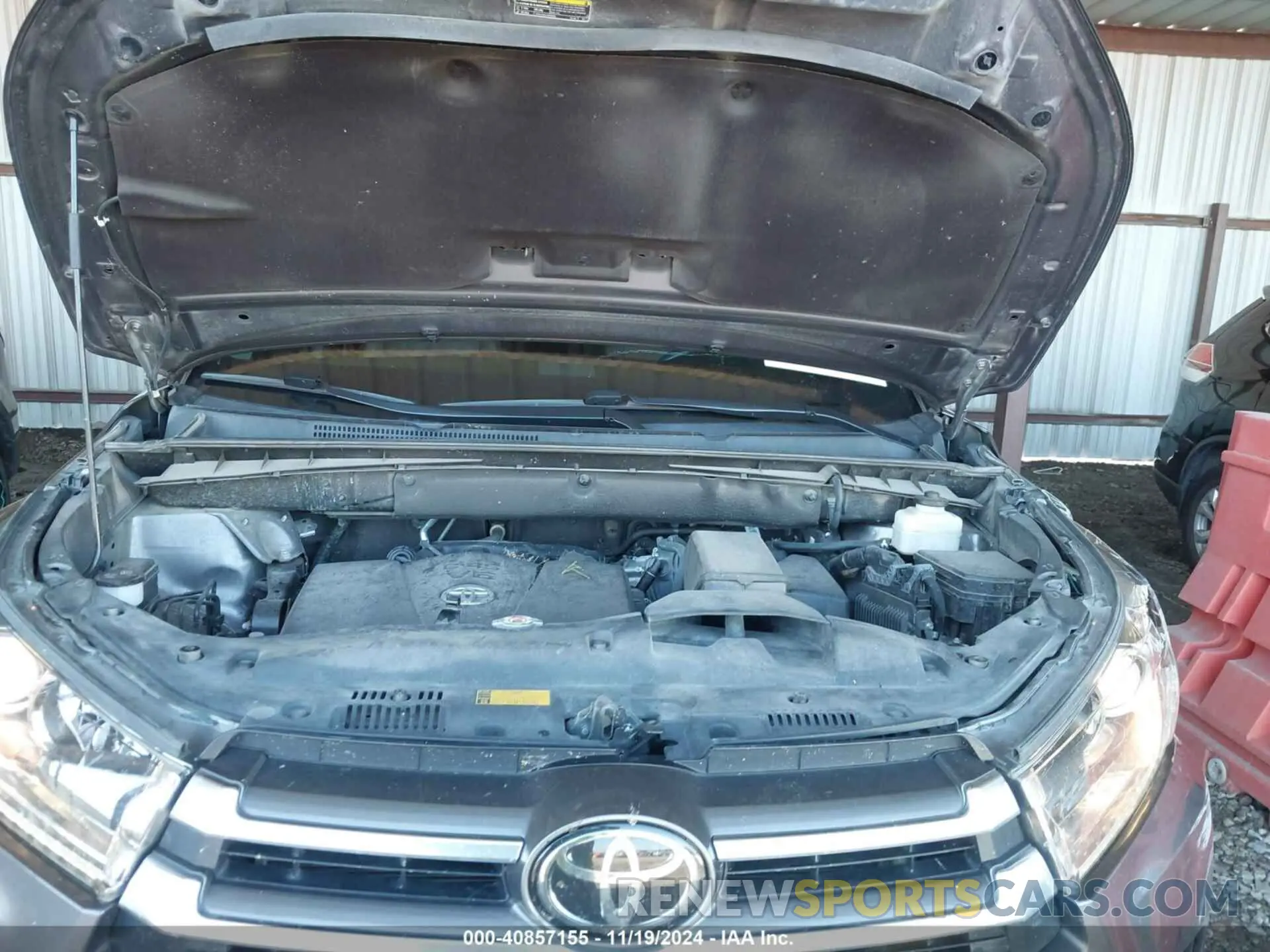 10 fotografías del automóvil dañado 5TDDZRFH1KS965121 TOYOTA HIGHLANDER 2019