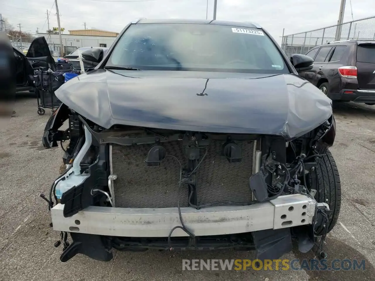 5 fotografías del automóvil dañado 5TDDZRFH3KS968859 TOYOTA HIGHLANDER 2019