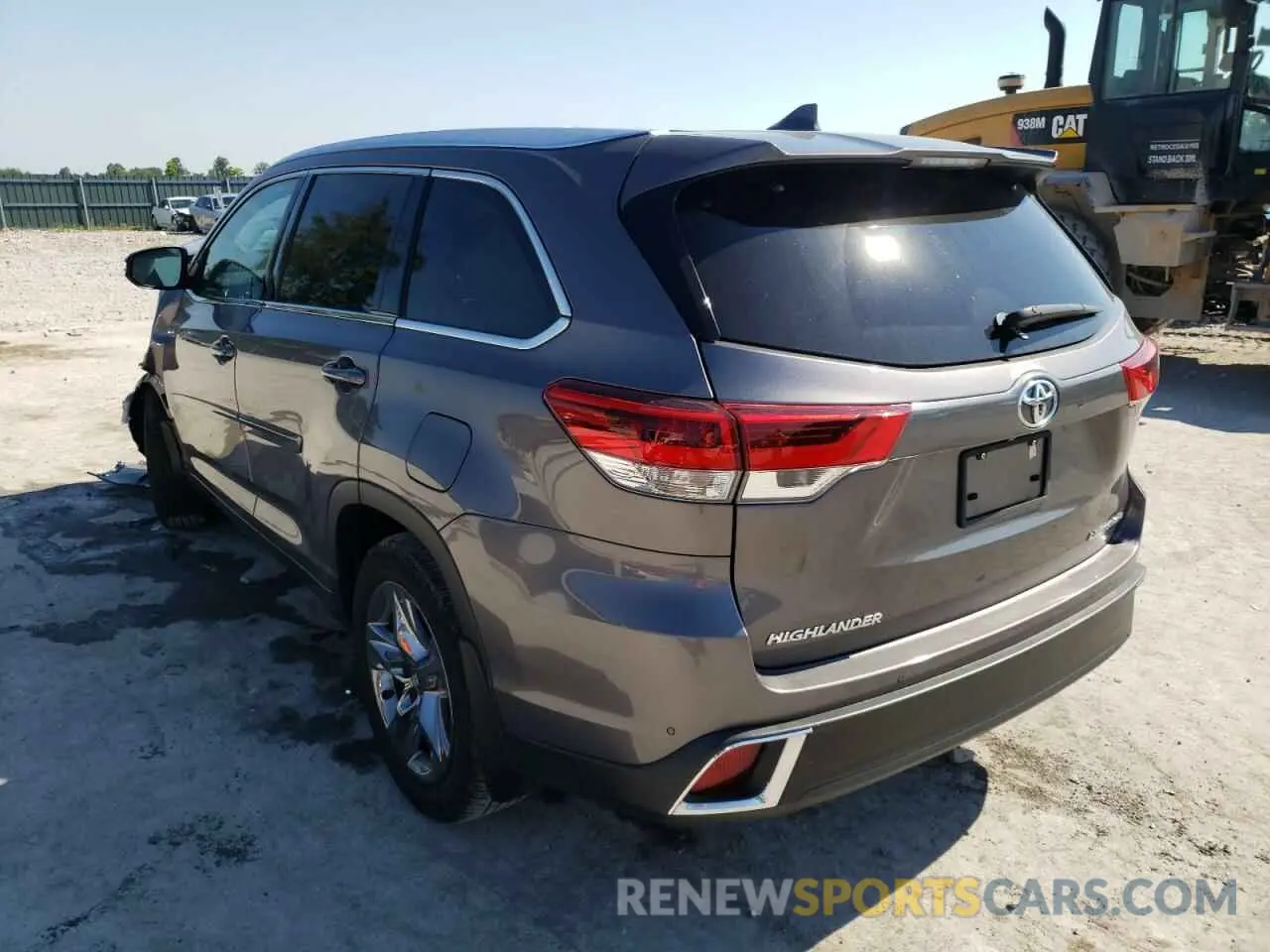 3 fotografías del automóvil dañado 5TDDZRFH3KS986133 TOYOTA HIGHLANDER 2019