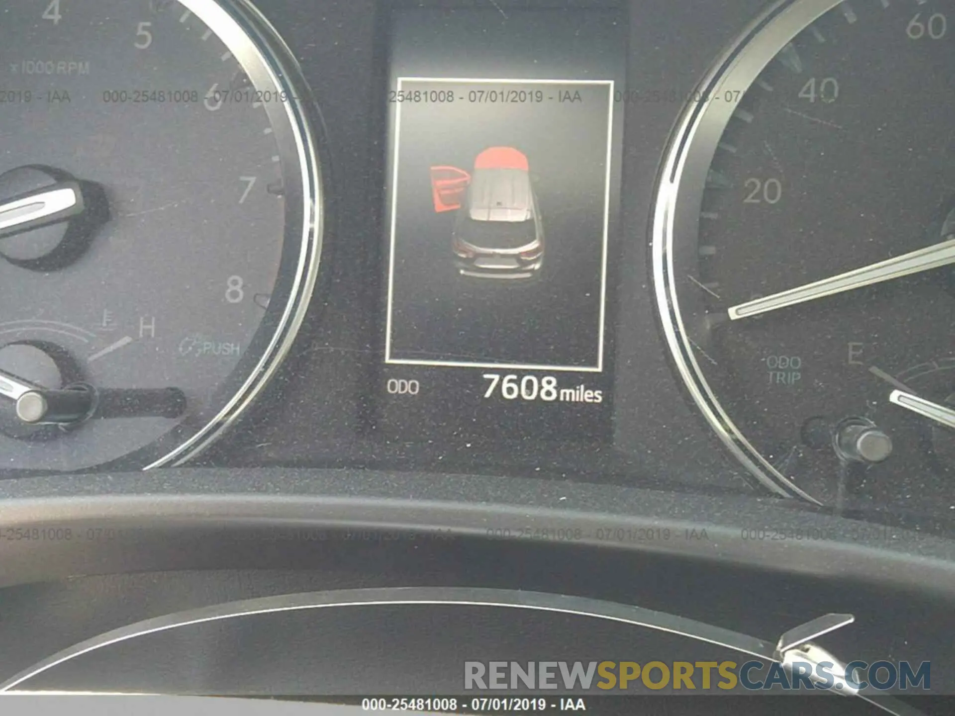 7 fotografías del automóvil dañado 5TDDZRFH4KS924725 TOYOTA HIGHLANDER 2019
