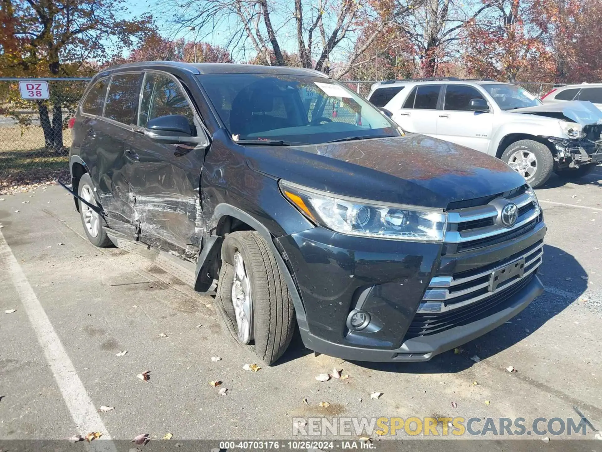 1 fotografías del automóvil dañado 5TDDZRFH5KS725148 TOYOTA HIGHLANDER 2019