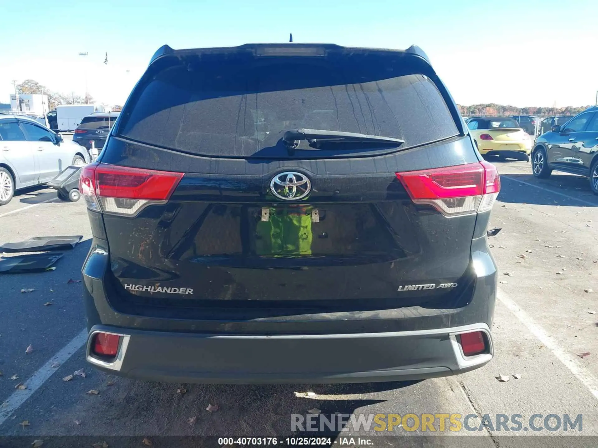 16 fotografías del automóvil dañado 5TDDZRFH5KS725148 TOYOTA HIGHLANDER 2019