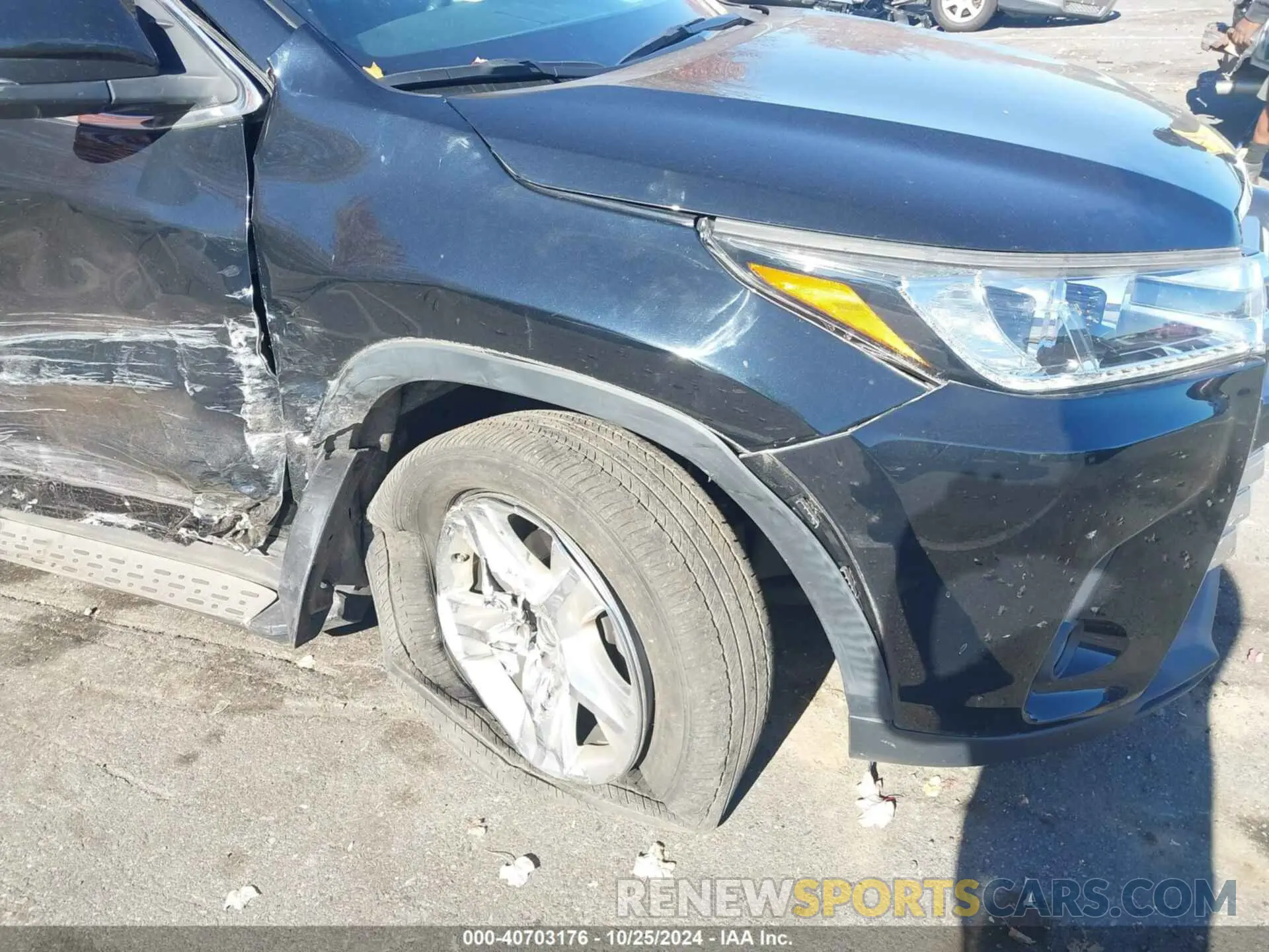 6 fotografías del automóvil dañado 5TDDZRFH5KS725148 TOYOTA HIGHLANDER 2019