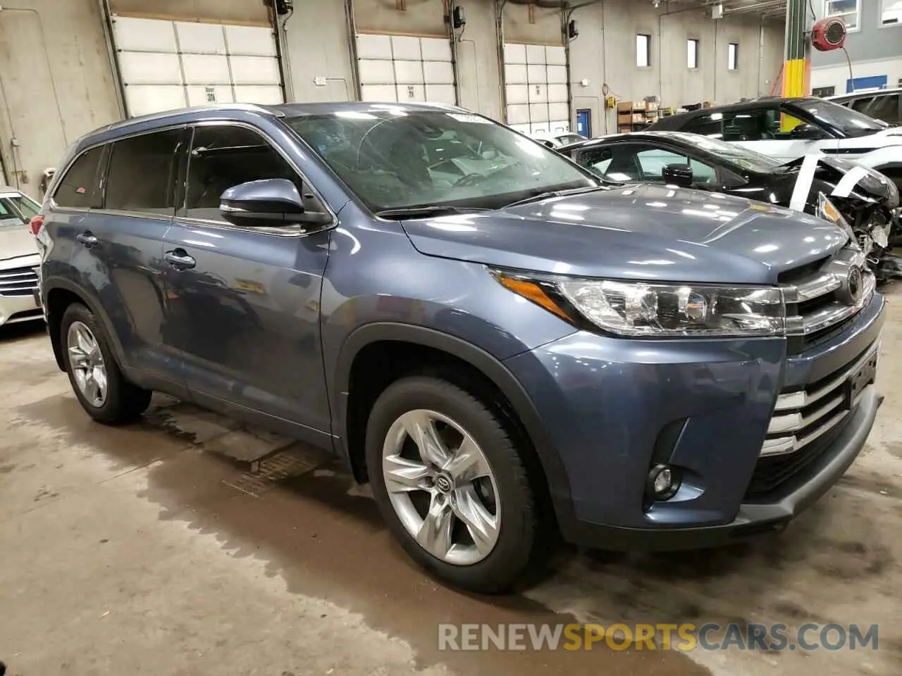 4 fotografías del automóvil dañado 5TDDZRFH5KS931781 TOYOTA HIGHLANDER 2019