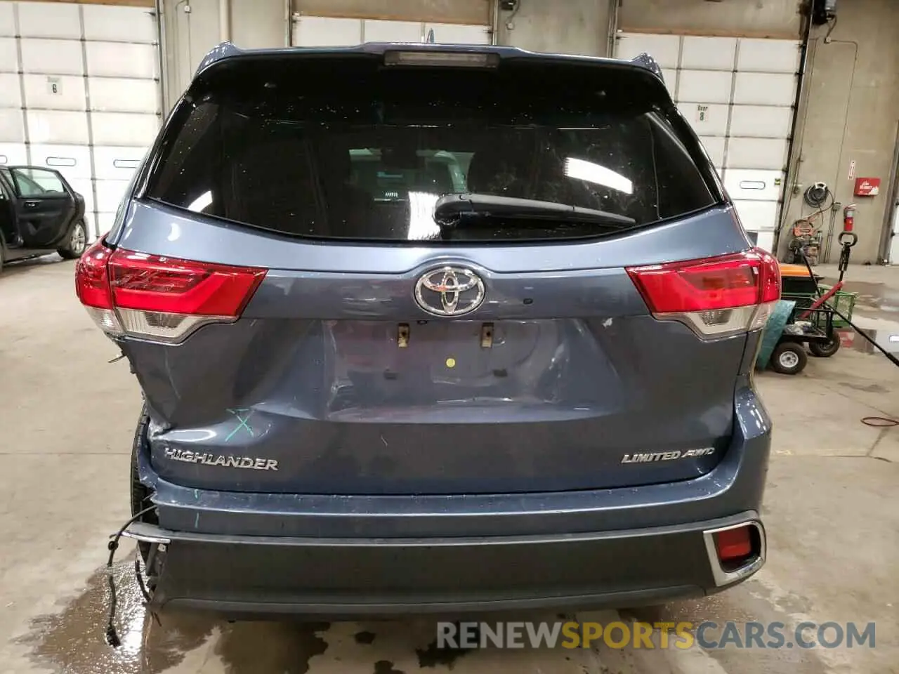 6 fotografías del automóvil dañado 5TDDZRFH5KS931781 TOYOTA HIGHLANDER 2019